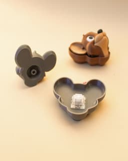 Mouse Clicker Keychain – 3D Printable Fidget Toy 3d model