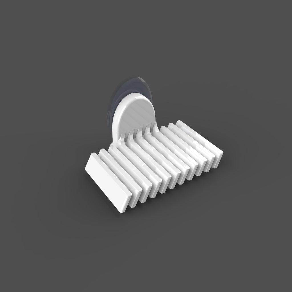 Modern Soap Dish Wall Mounted 3d model
