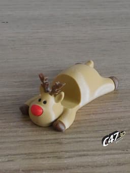 Reindeer Phone Stand 3d model