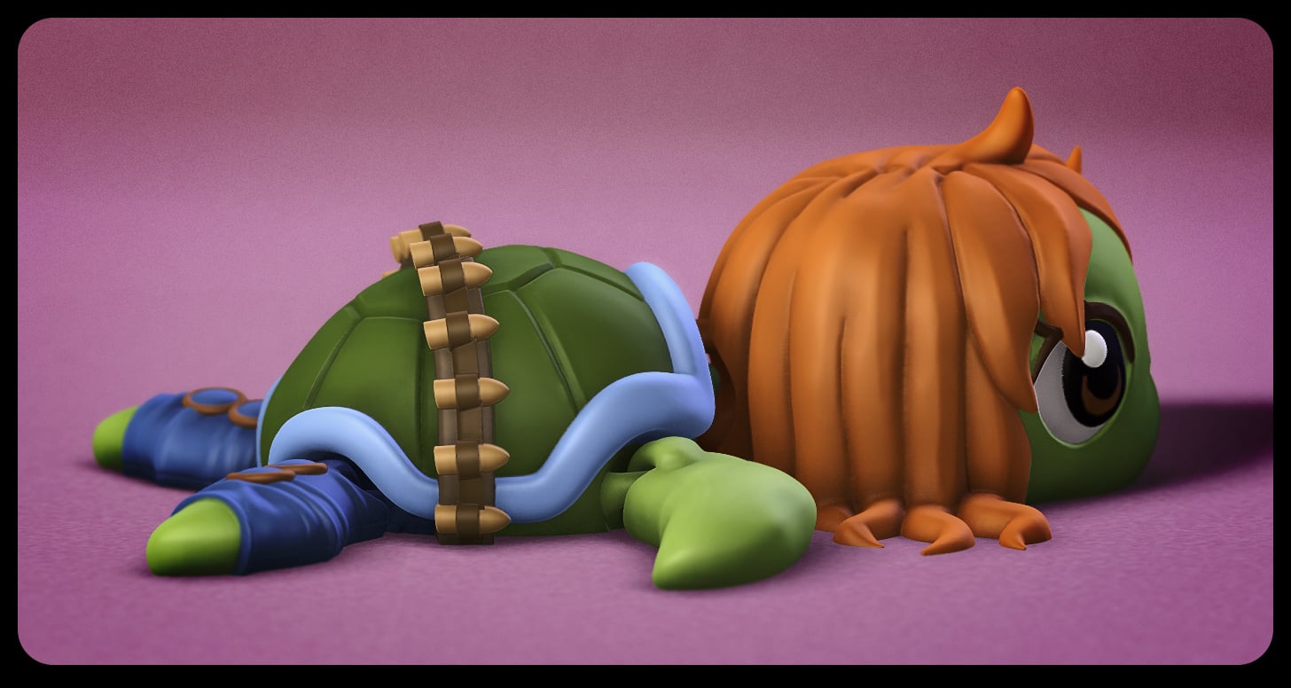 Super Turtle Nami 3d model