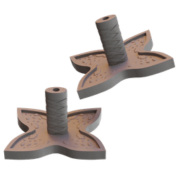 Kocho Sword Soda Cup Topper 3d model