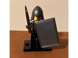 Minfigure-Scale Medieval Weapons and Shields 3d model