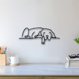 Dog Wall Art 3d model
