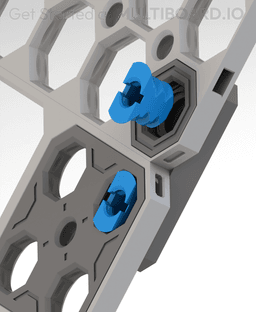 Small Thread Hole - Locking T-Bolt 3d model