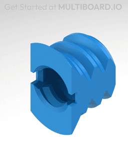Small Thread Hole - Locking T-Bolt 3d model