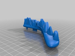 Wendigo Mask (Organized) 3d model