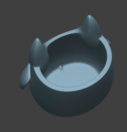 Cute Bat – Self Draining Sponge Holder 3d model