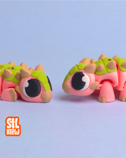 Cute articulated Ankylosaurus - Ankloo 3d model