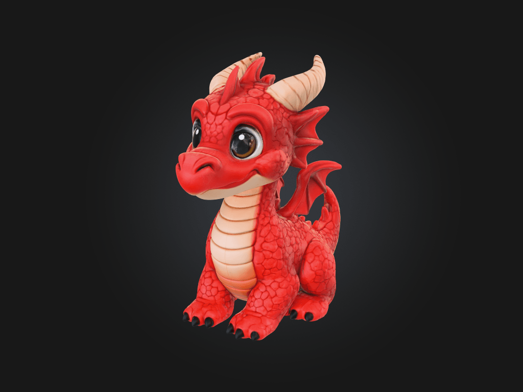 Baby Dragon 3d model