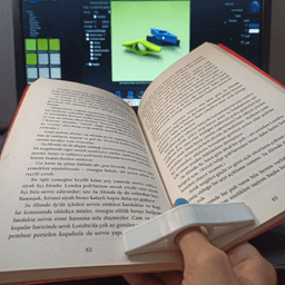 Book Page Holder, BookMark 3D STL File, Comfortable Reading, Gift STL Model, Digital Holder File 3d model