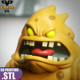 Clayface Chibi STL for 3D Printing ChibiSTL 3DXM 3d model