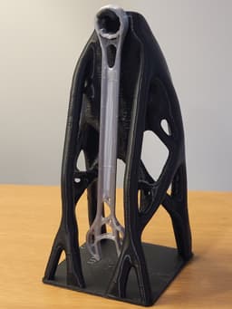 Organic Wrench and Stand 3d model