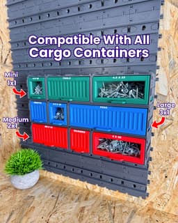 Cargo Containers - 2x1 (Medium Modular Storage) 3d model