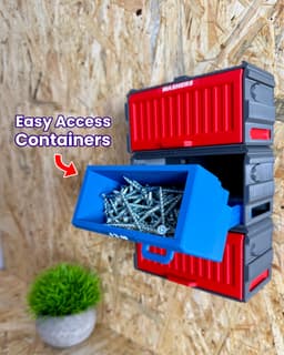 Cargo Containers - 2x1 (Medium Modular Storage) 3d model