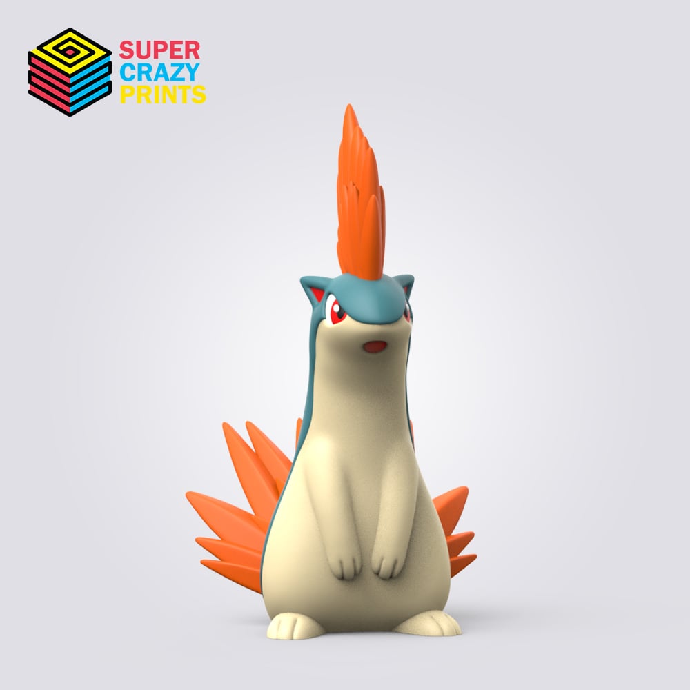 Quilava 3d model