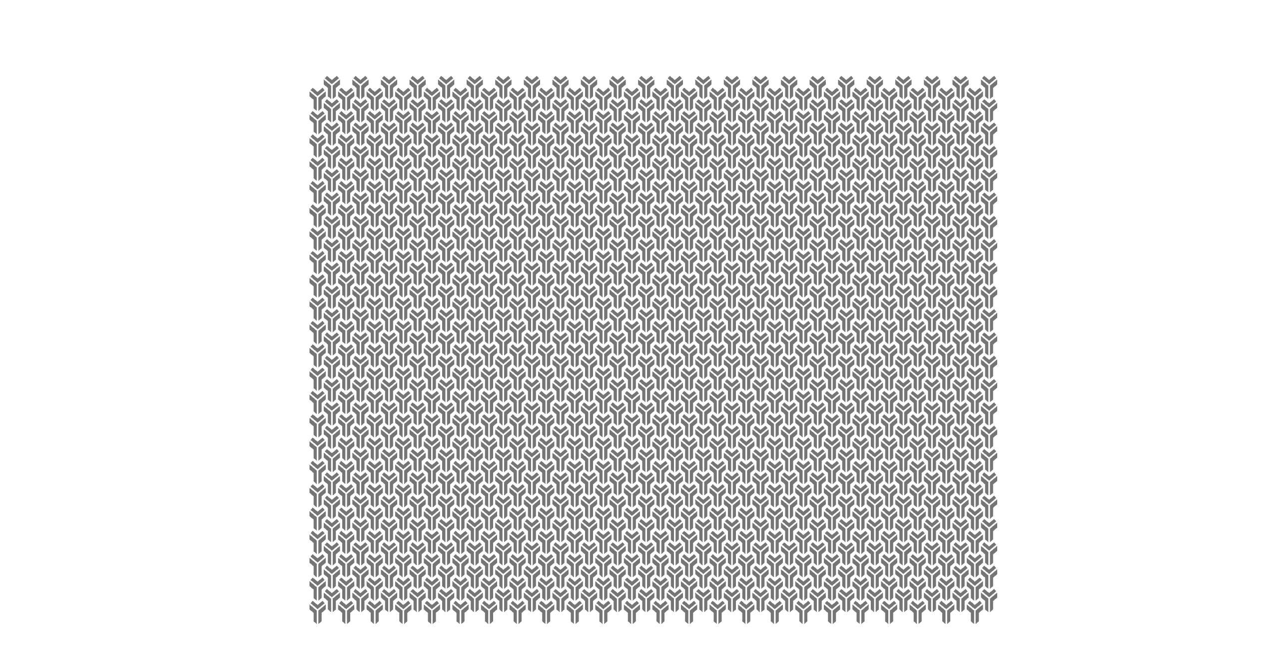 Escher Y Pattern 3d model