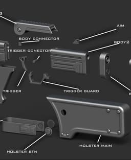 Havoc squad / Jace Malcom armor 3d model