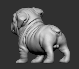 Question Bulldog 3d model