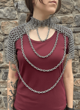 Chainmail Shoulder Armor 3d model