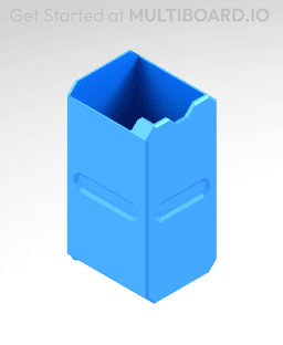 1x2x1 LU - MultiBin Simple Drawer 3d model