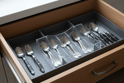 3D Printed Modular Cutlery Holder – Optimized for Small Printers 3d model