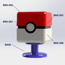 SQUARED POKEBALL - POKEMON 3d model