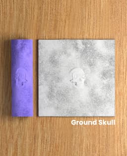 Collection SpringGreen | Ground Skull 001 | Polymer Clay Seamless Texture Roller 3d model