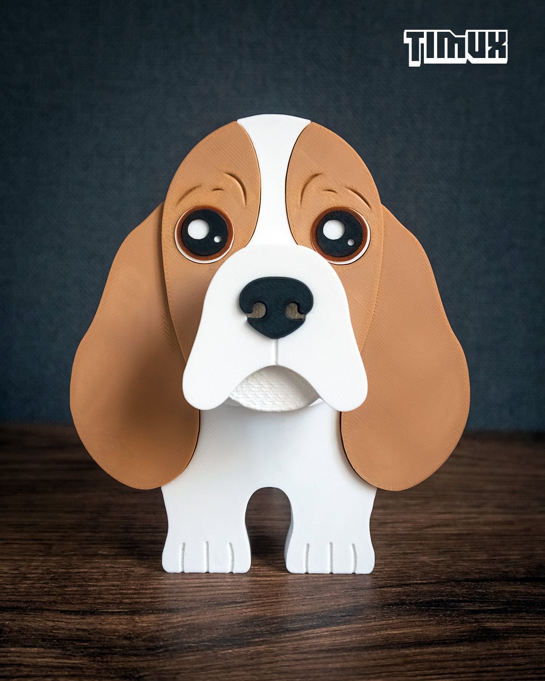 BASSET HOUND GLASSES HOLDER 3d model
