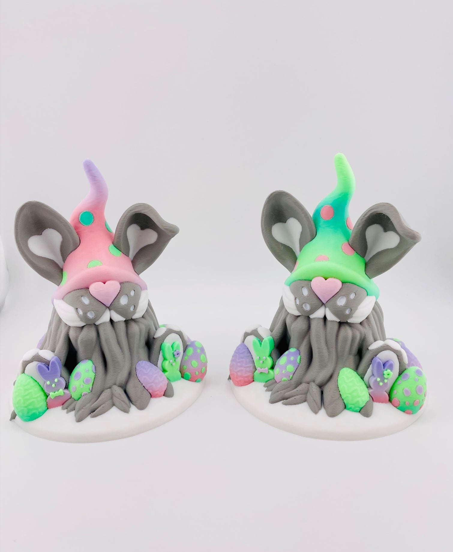 Easter Bunny Gnome with Candy 3d model