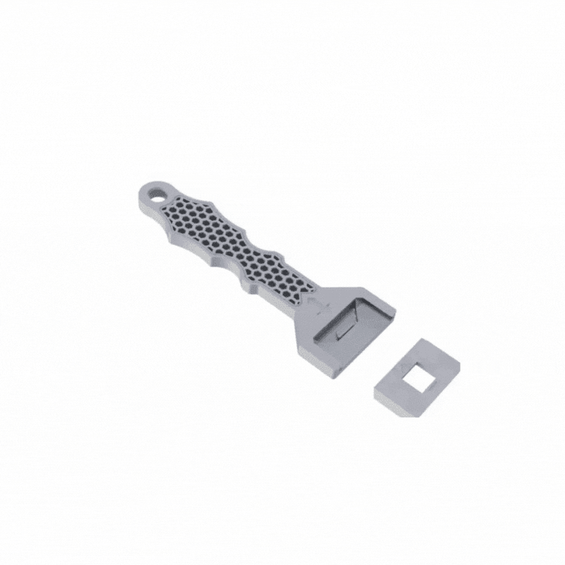 PRINT BED SCRAPER (ERGONOMIC, PRINTABLE BLADES) 3d model