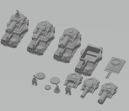 FHW: Worker Bot Universal Tank 3d model