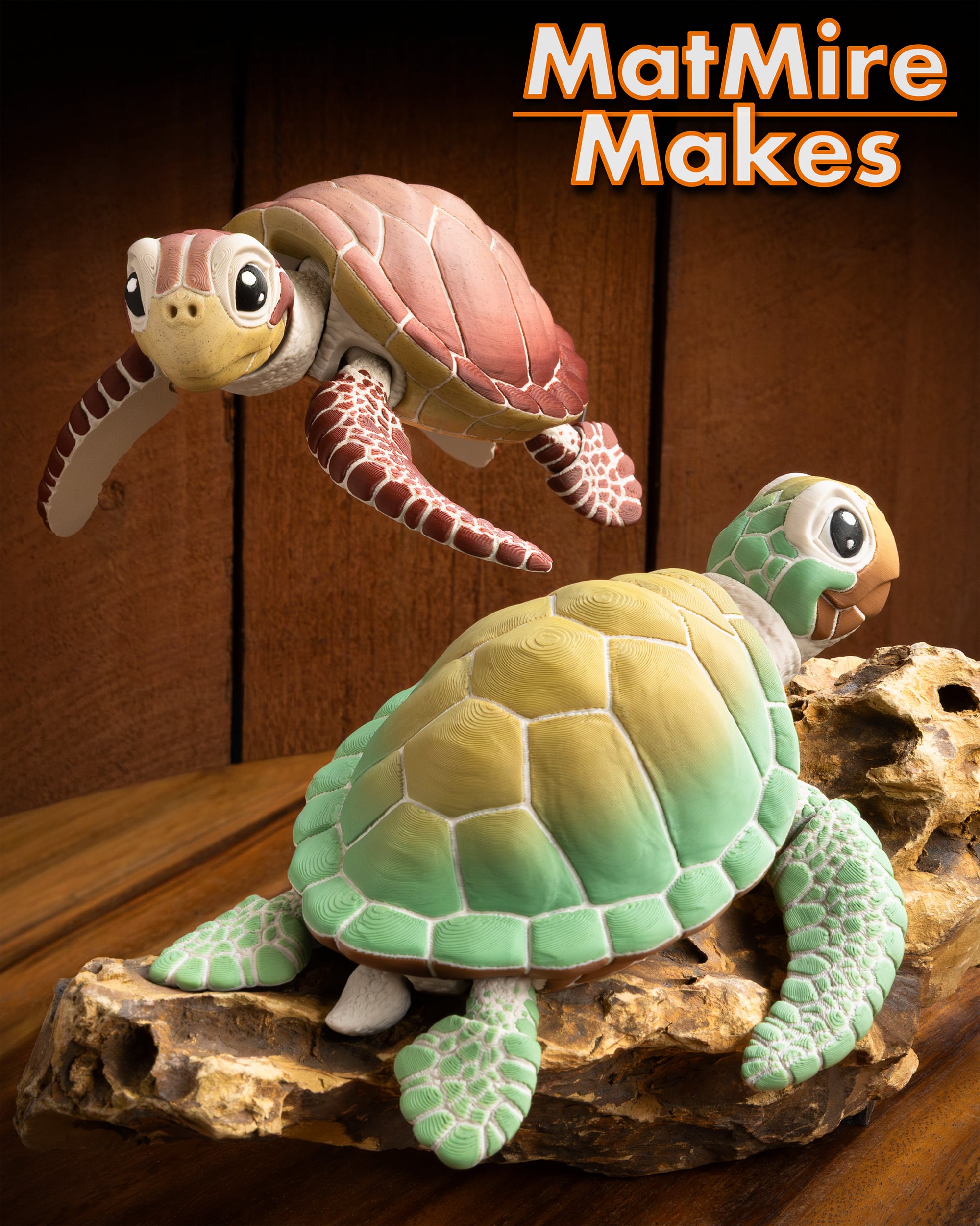 Sea Turtle - Articulated Figure 3d model