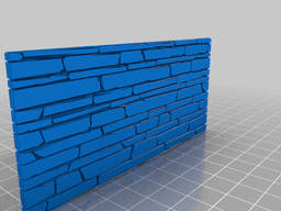 Stone Wall 3d model