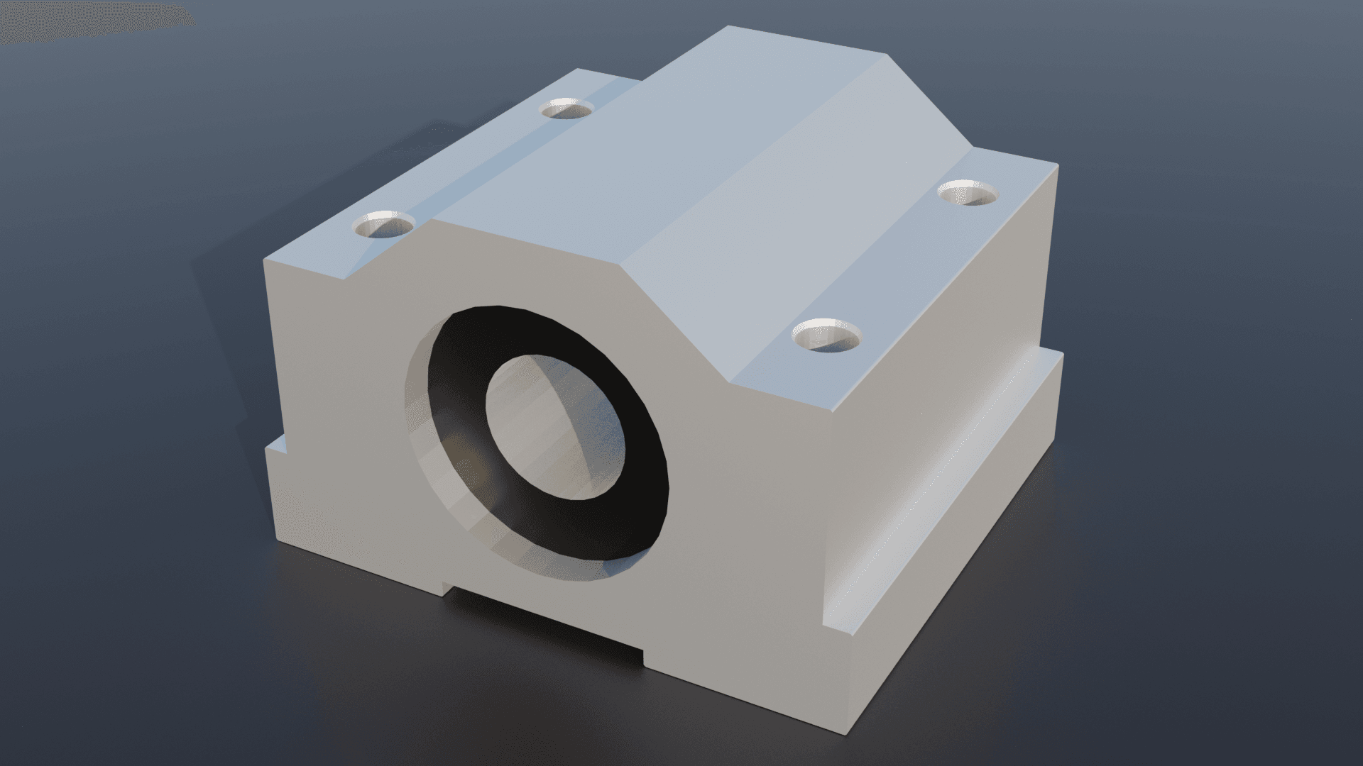 SCU8UU bearing object with exact dimensions 3d model