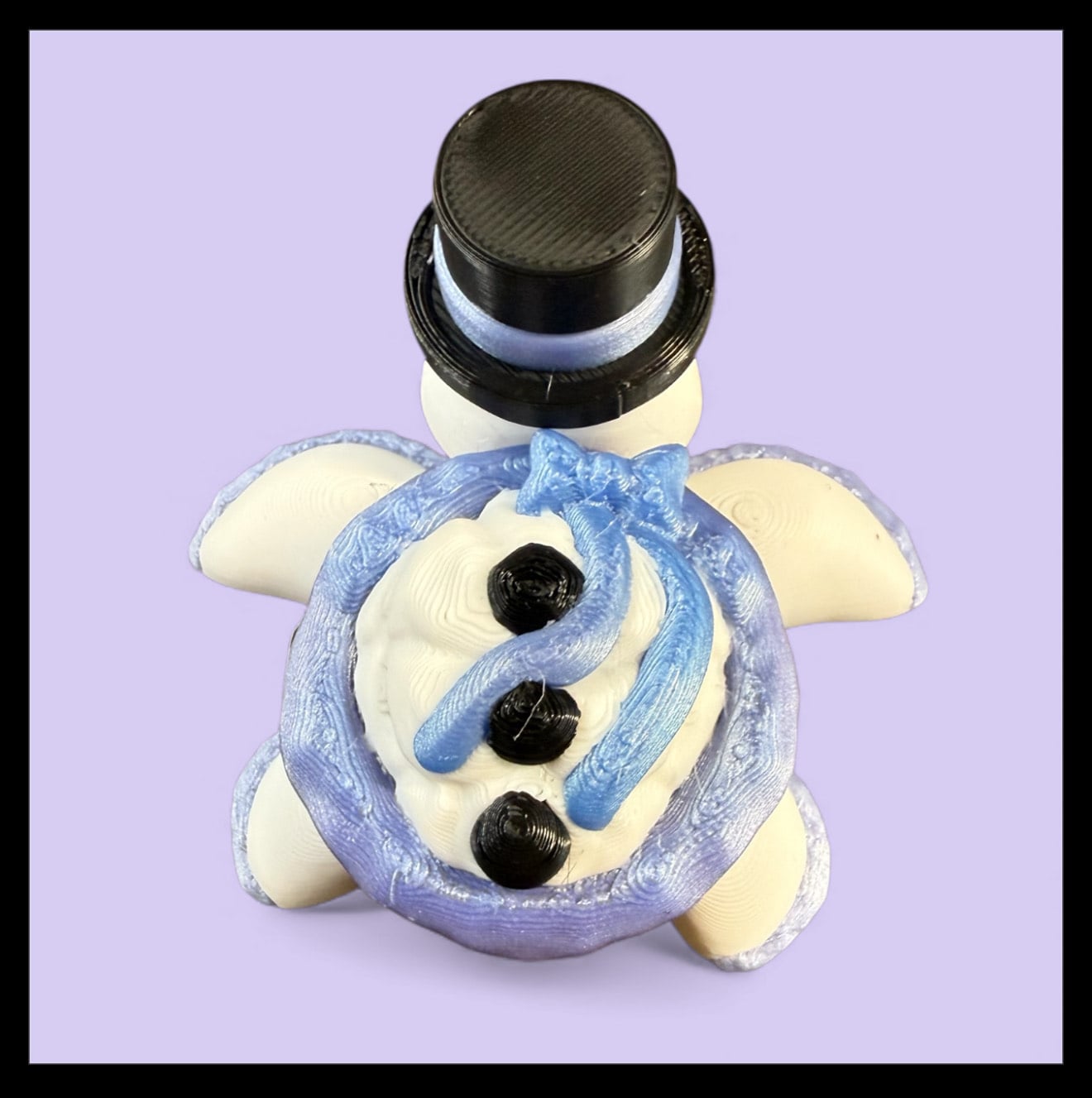 Snowman Turtle 3d model