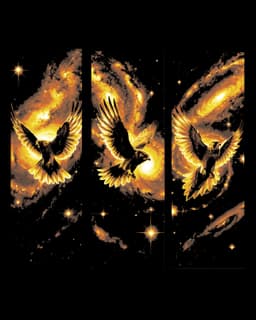 The flight of the Falcon - Set of Bookmarks 3d model