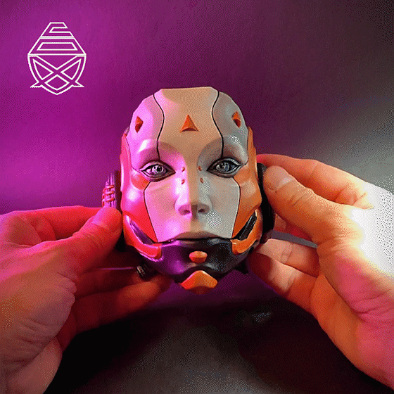 Skulldroid 3d model