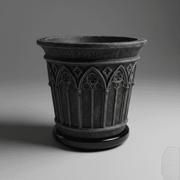 shadow cathedral planter 3d model