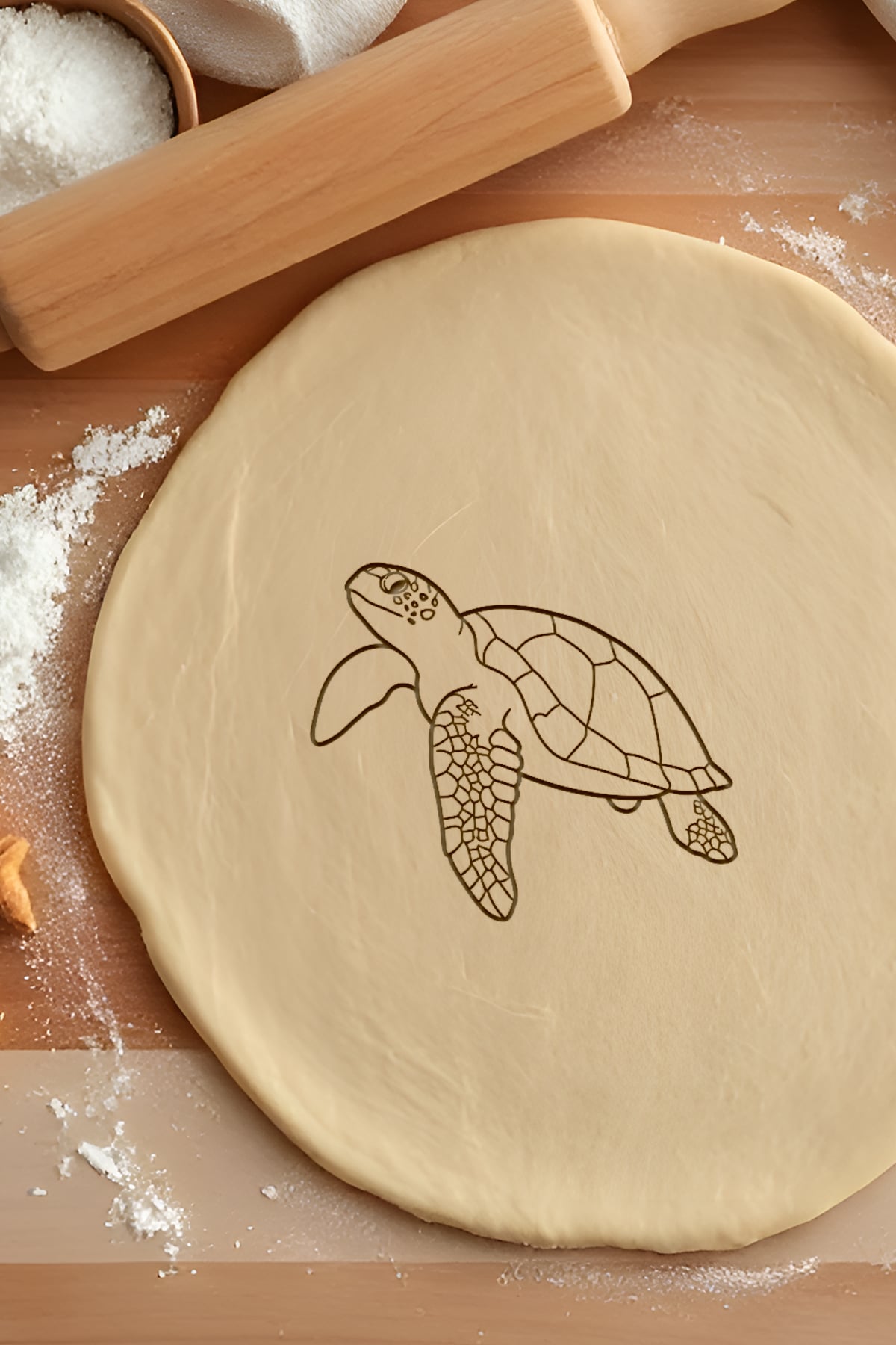 Turtle Cookie Cutter, Biscuit Cutter 3d model
