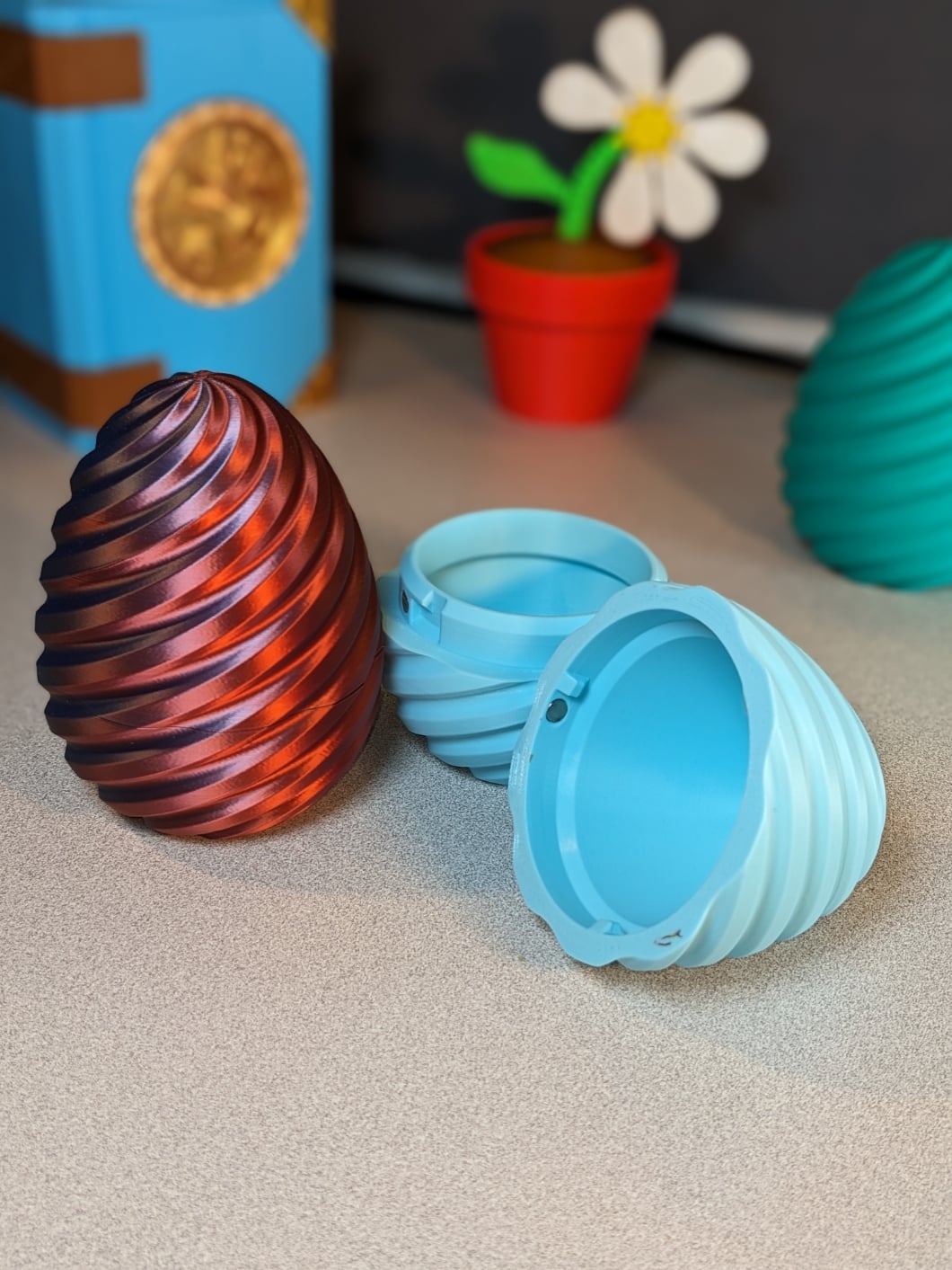 Spiral Egg 3d model