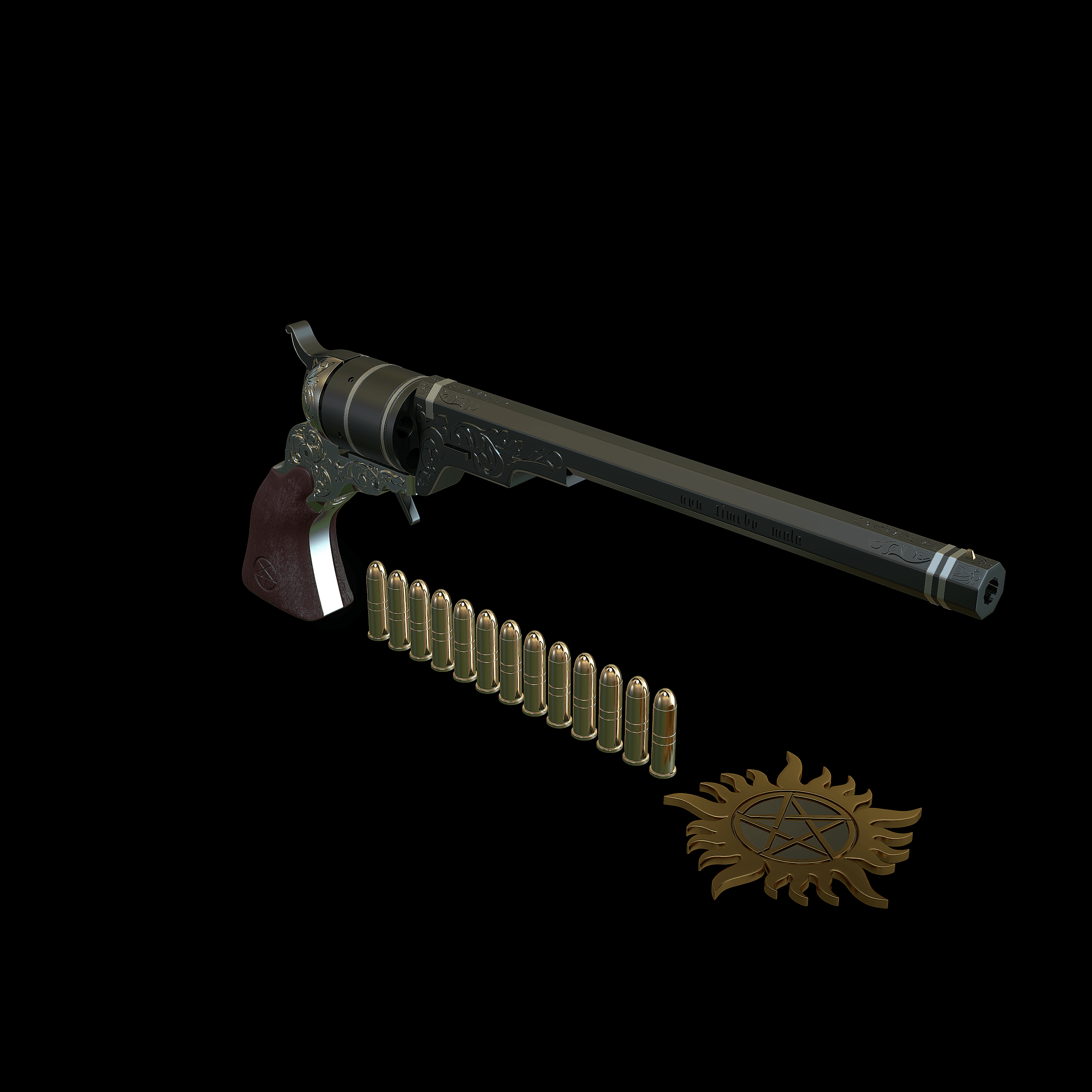 Supernatural_Colt_Bullet_5.stl 3d model