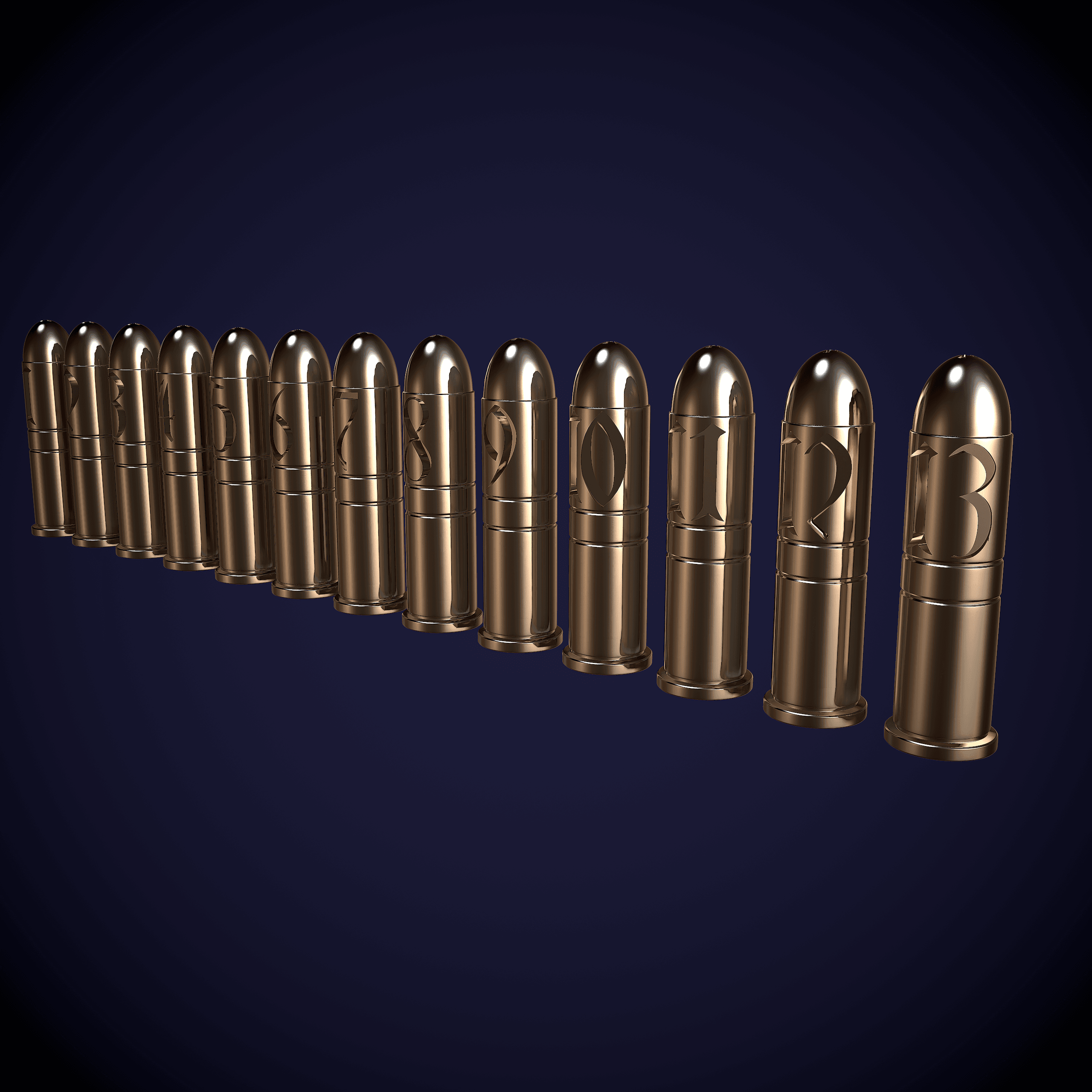 Supernatural_Colt_Bullet_5.stl 3d model