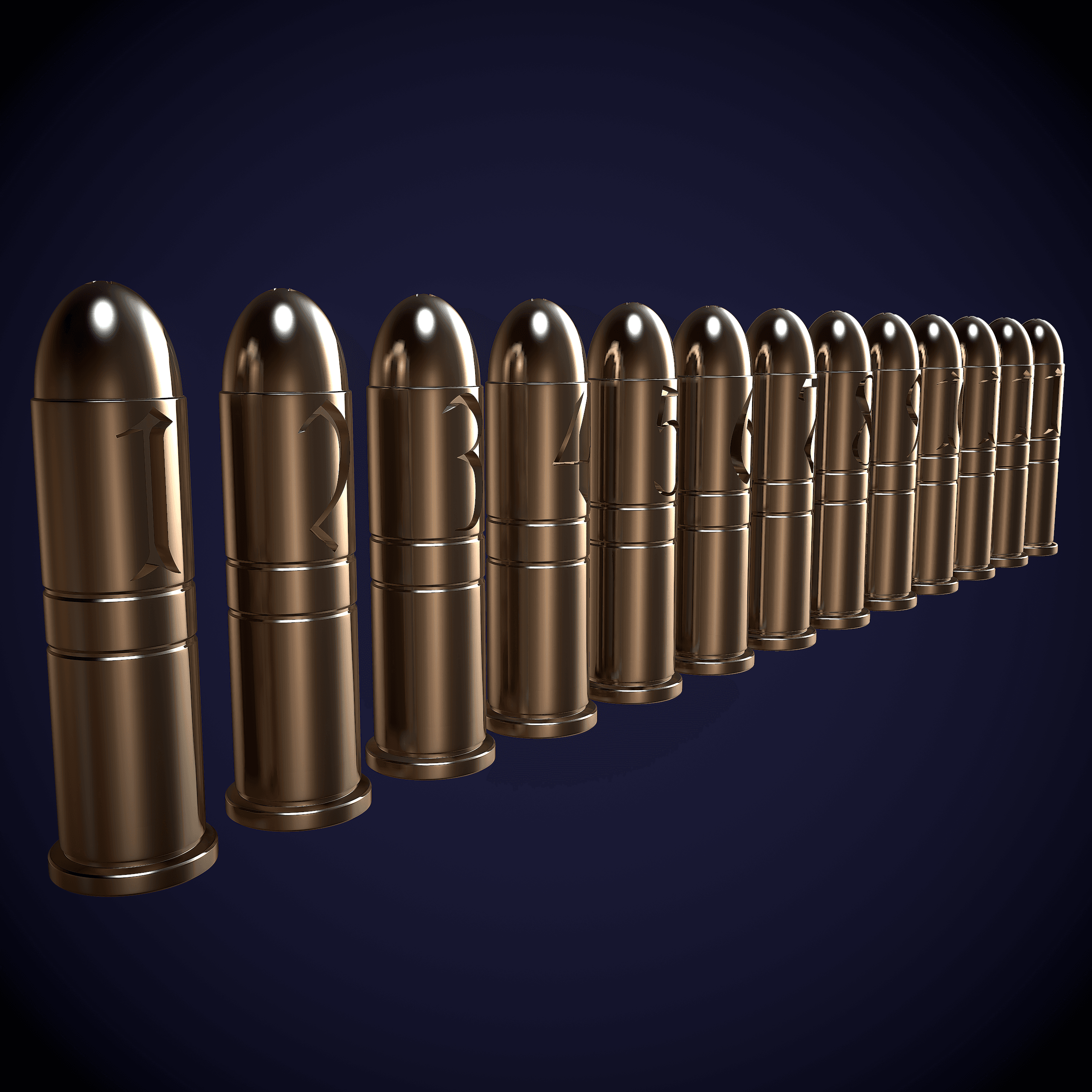 Supernatural_Colt_Bullet_5.stl 3d model