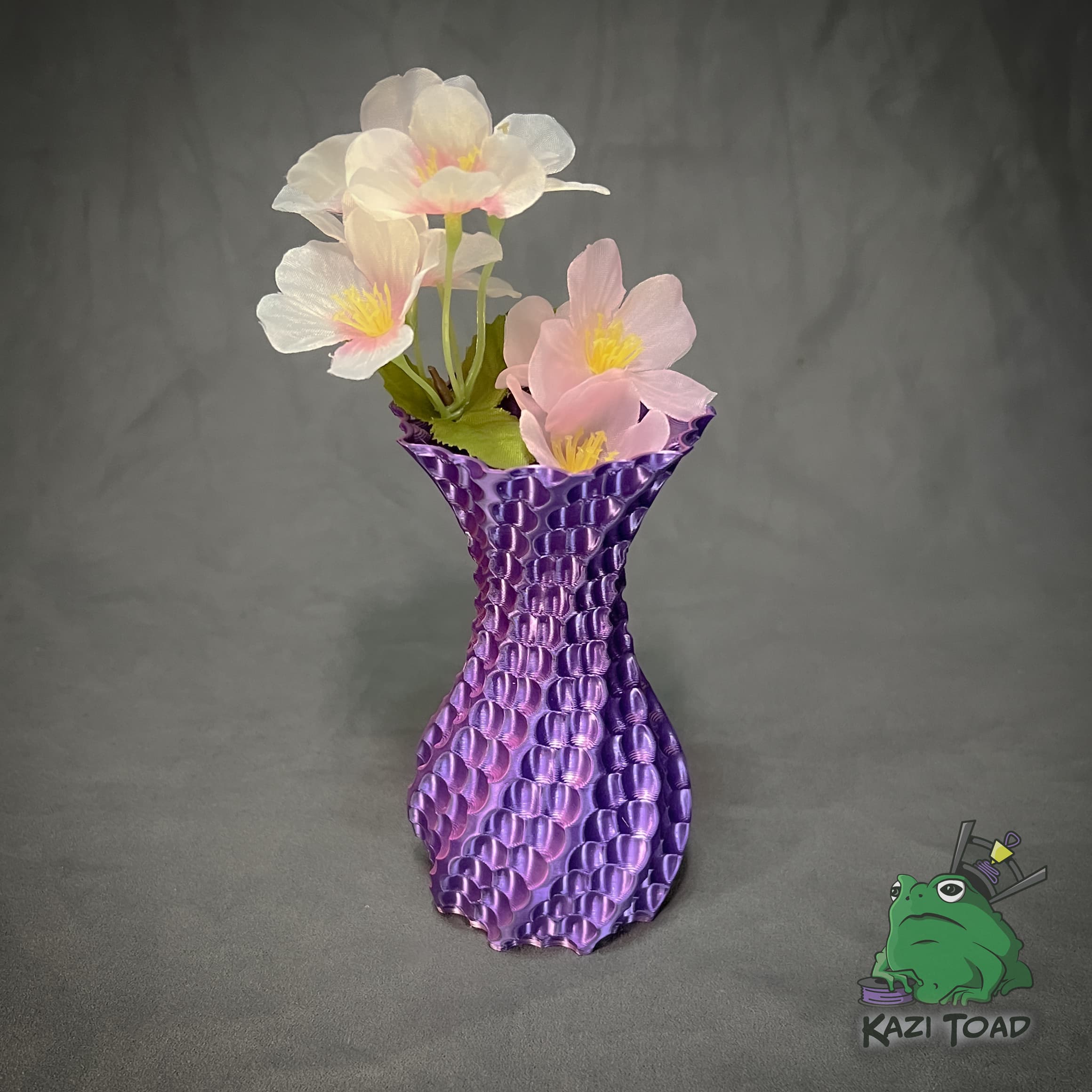 Dimple Helix Vase (Vase No. 13) 3d model
