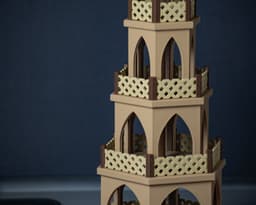 Christmas Pyramid 3d model