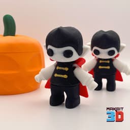 3D Printable Vampire Flexi 3d model