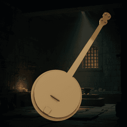 Low Poly Banjo v2 3d model