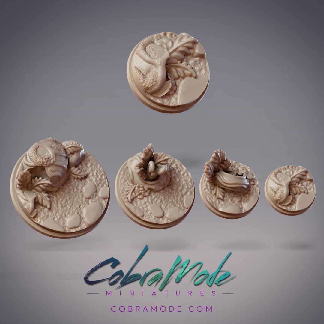 Worn Relic Base Pack (4pcs) 3d model