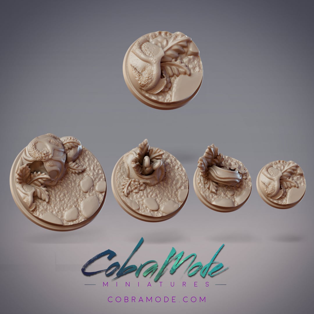 Worn Relic Base Pack (4pcs) 3d model
