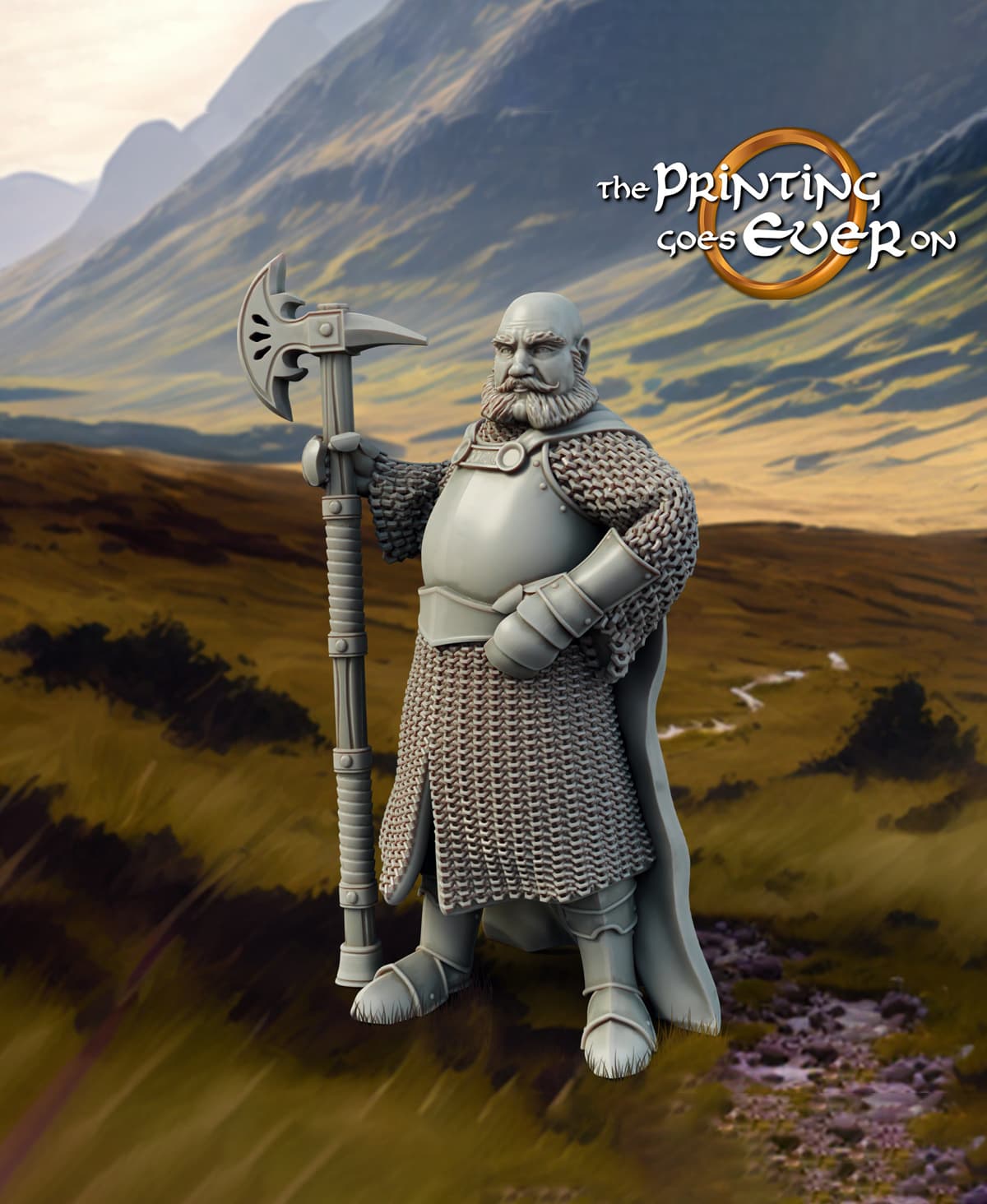 Axeman - Leader 3d model